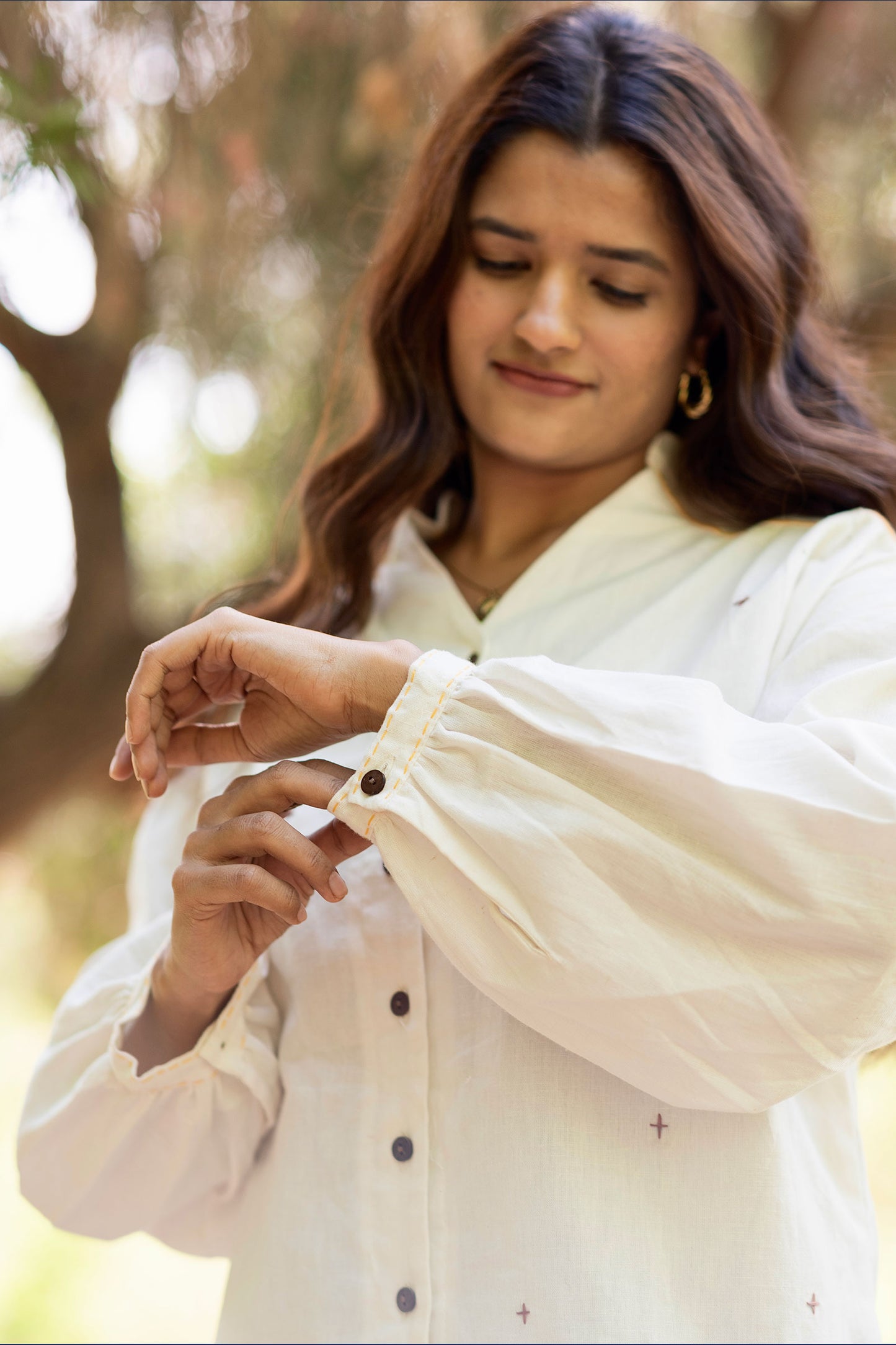 Lily Cotton-Linen Loose Fit Shirt