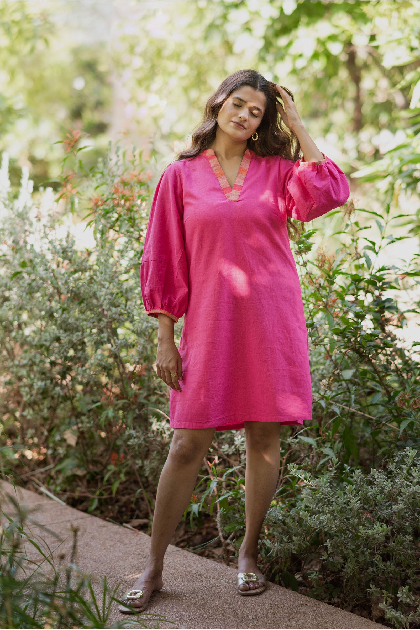 Sukoon- Straight fit loose cotton dress Sukoon- Straight fit loose cotton dress