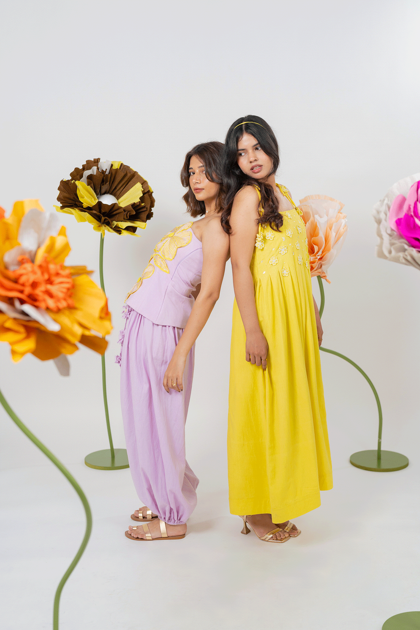 Daisy yellow Maxi Dress