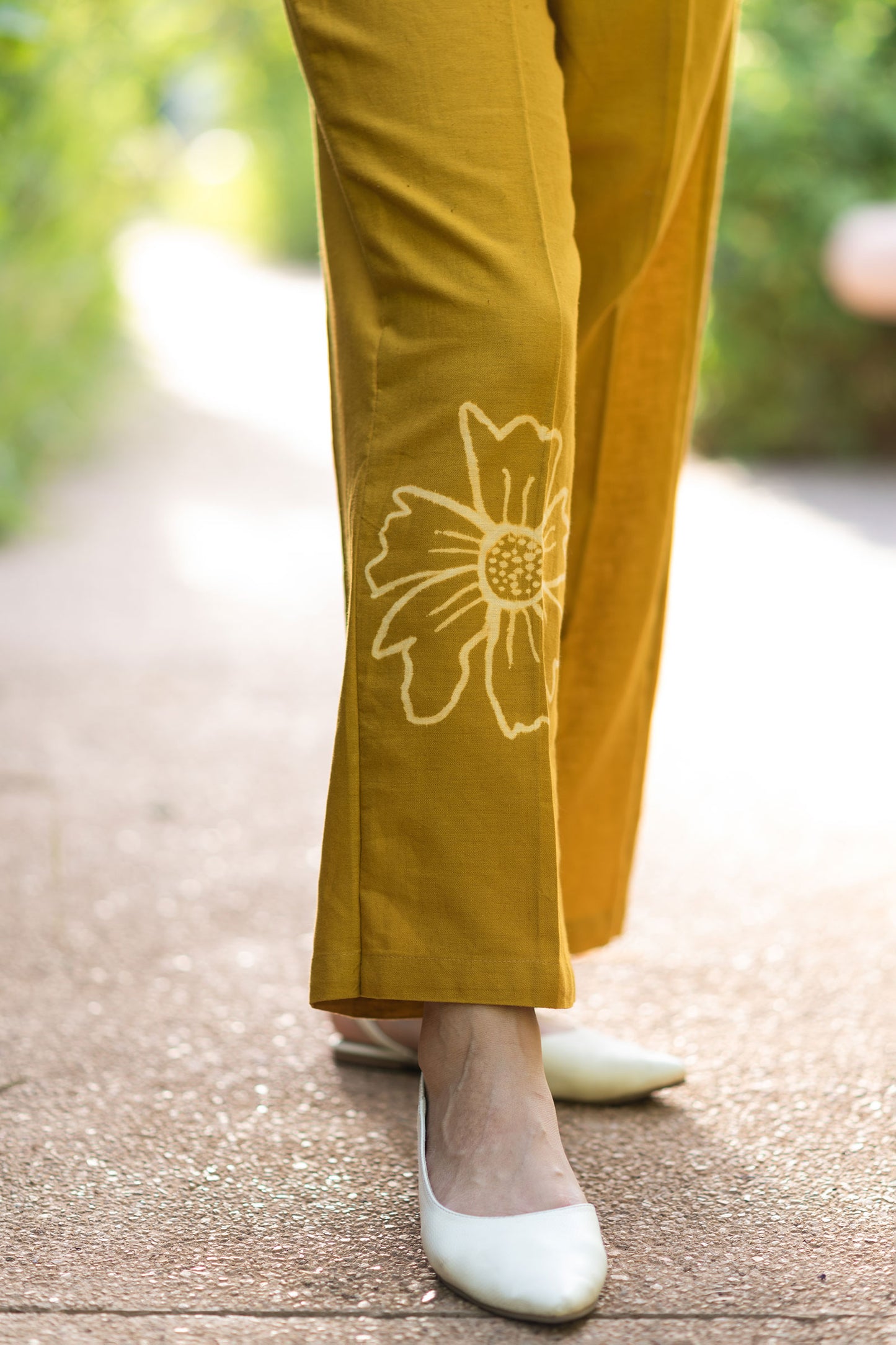 Mustard Sunflower Vest Co-ord Set