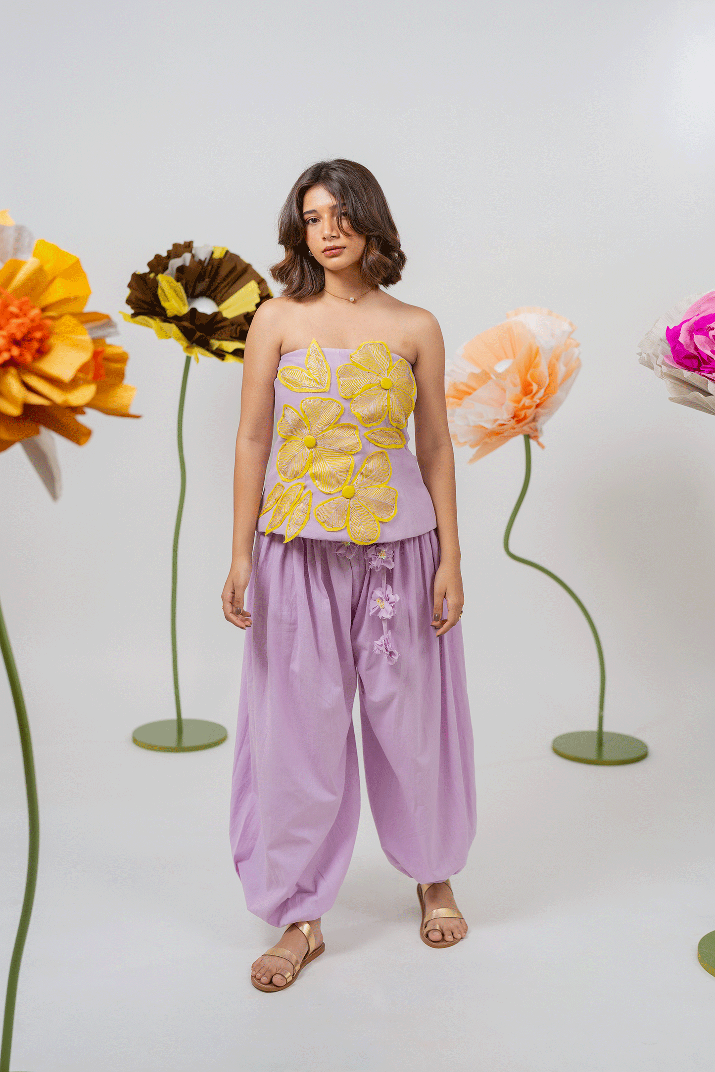 Nargis Balloon Pants Set