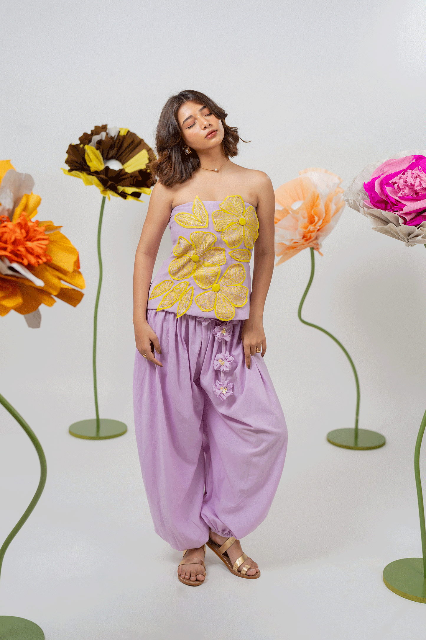 Nargis Balloon Pants Set