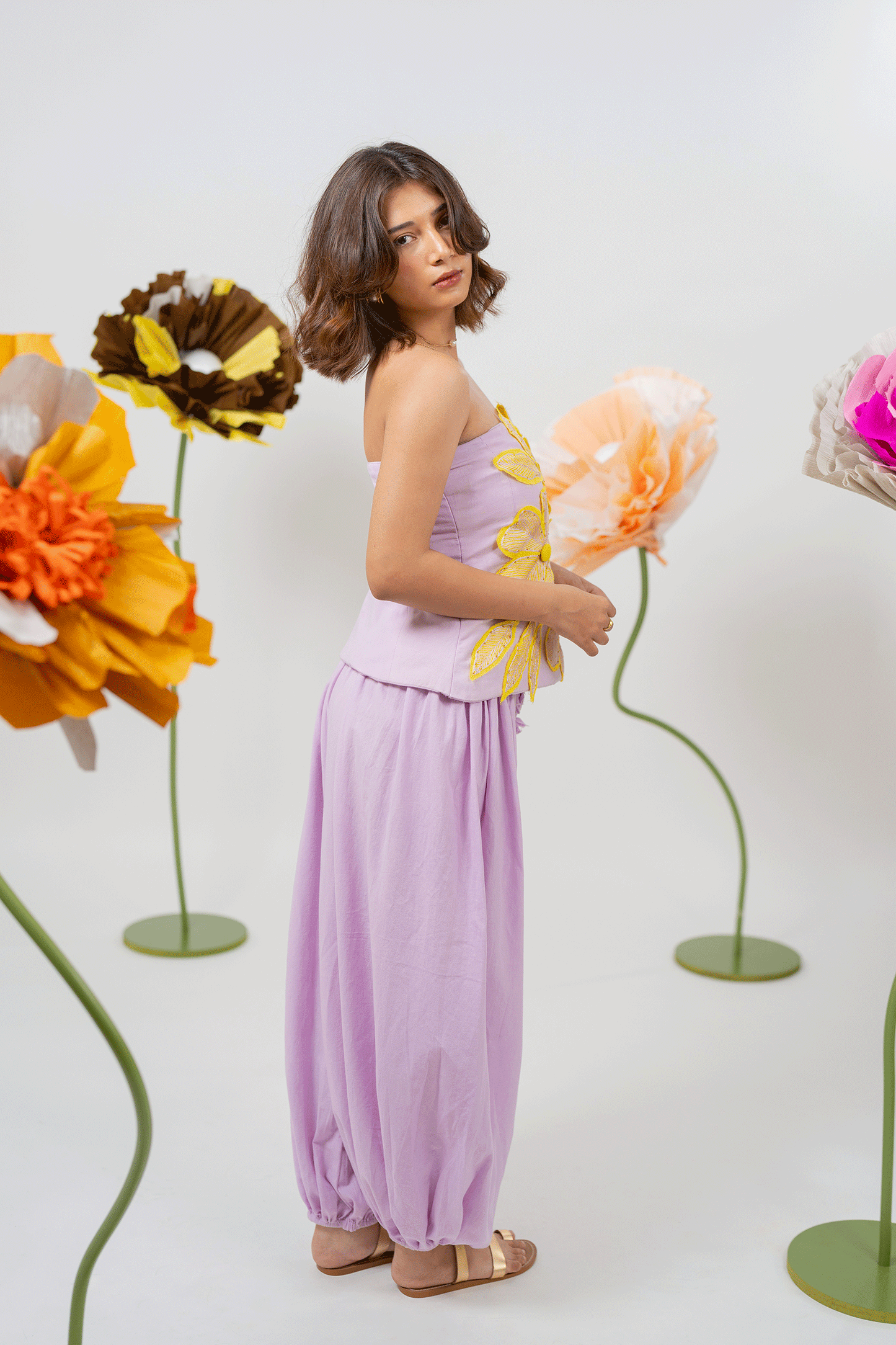 Nargis Balloon Pants Set