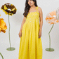 Daisy yellow Maxi Dress