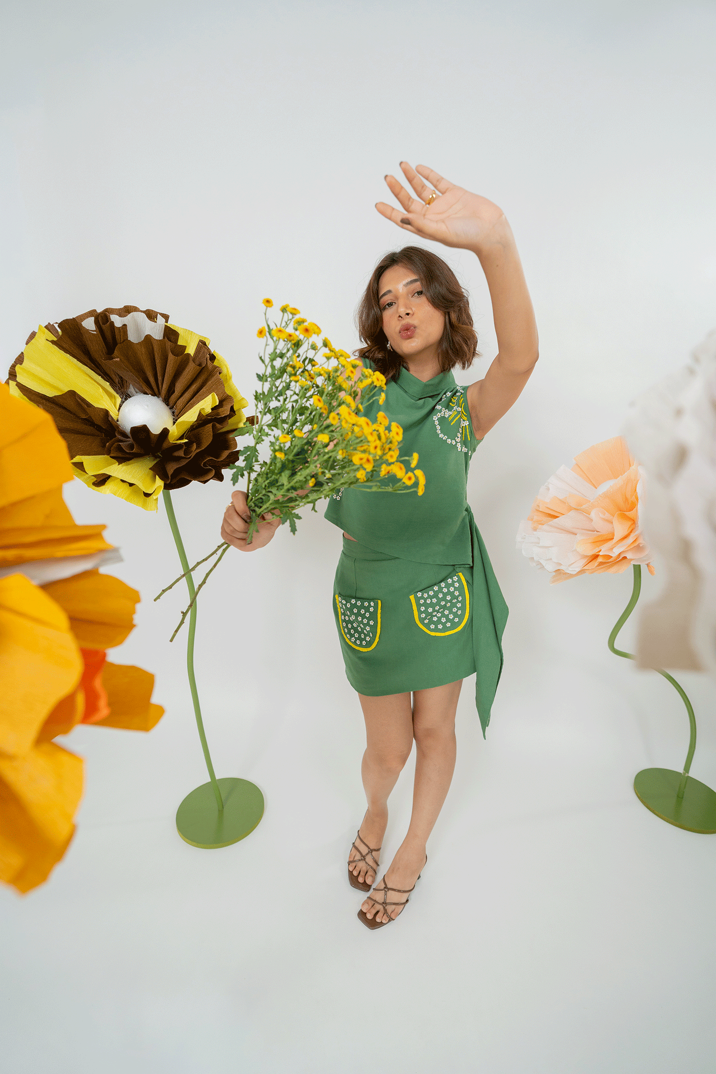 Peace Lily Skort Co-ord Set