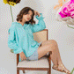 Mallika Sea Blue Shirt