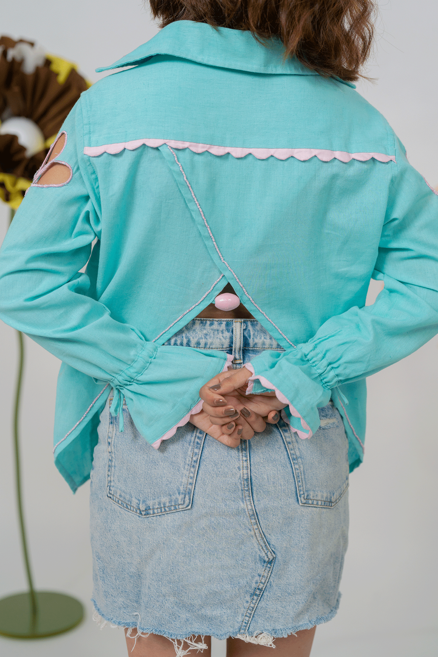Mallika Sea Blue Shirt