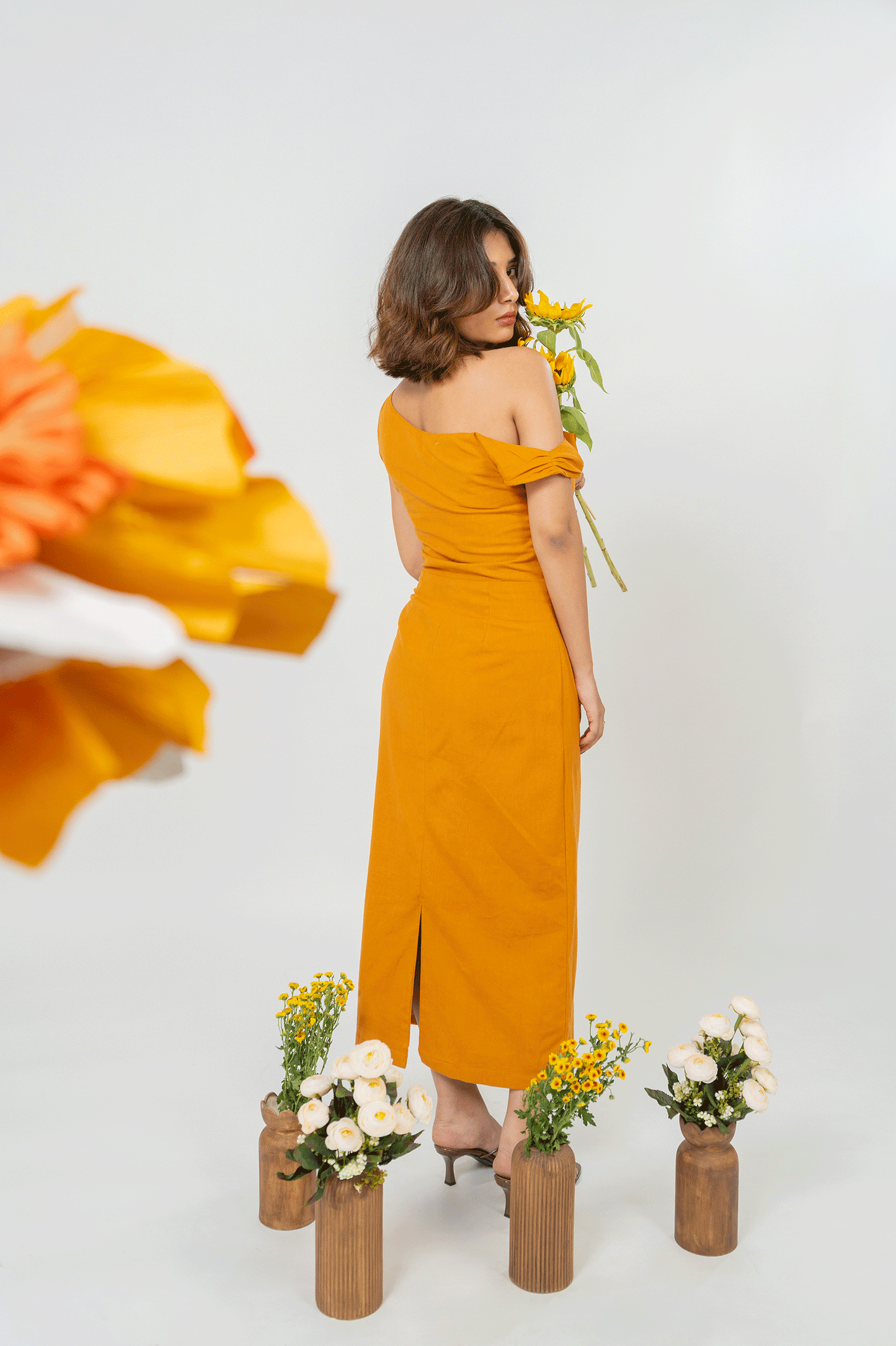 Gulmohar One-shoulde Dress