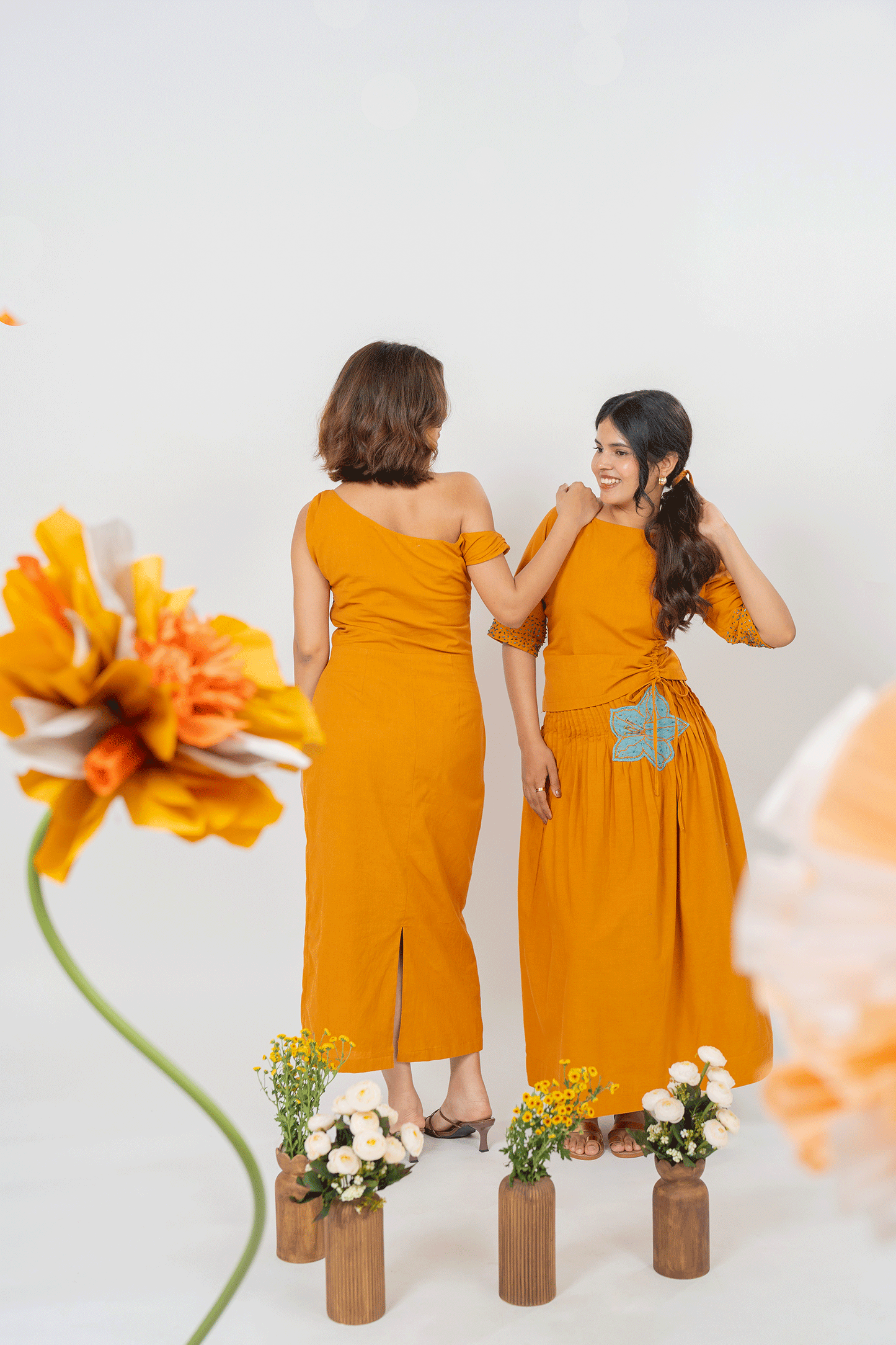 Parijat Skirt Set