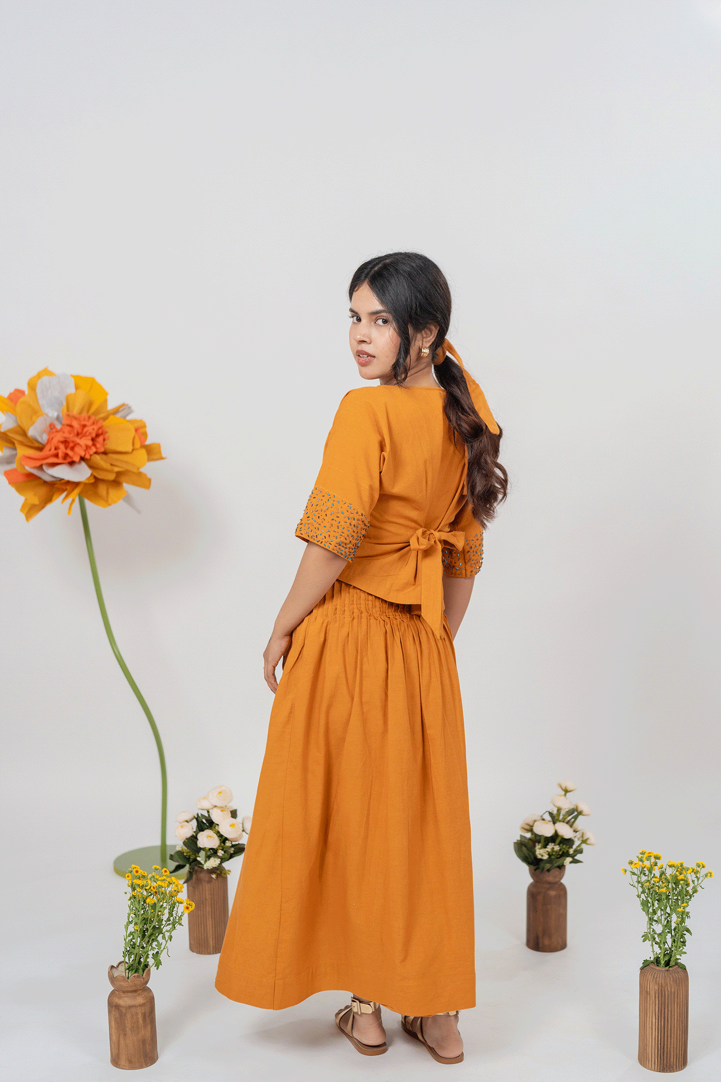 Parijat Skirt Set
