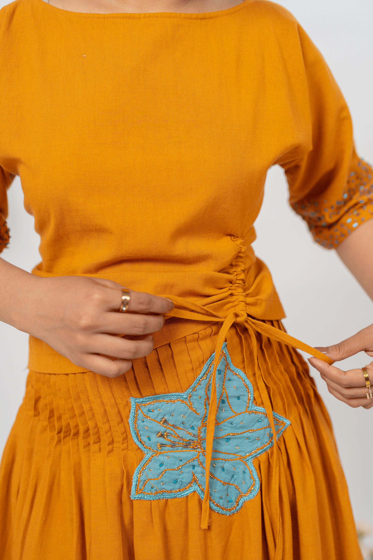 Parijat Skirt Set