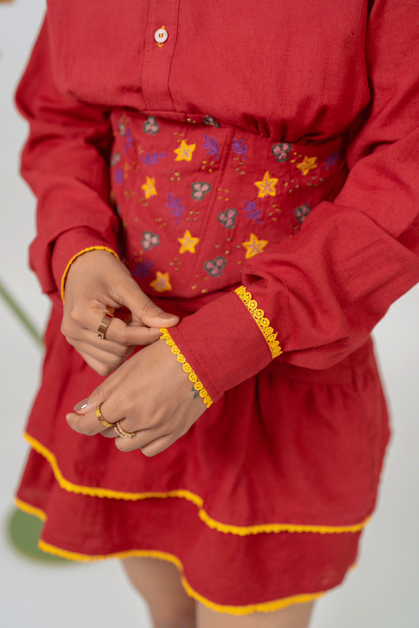 Gulab Skort Co-ord Set
