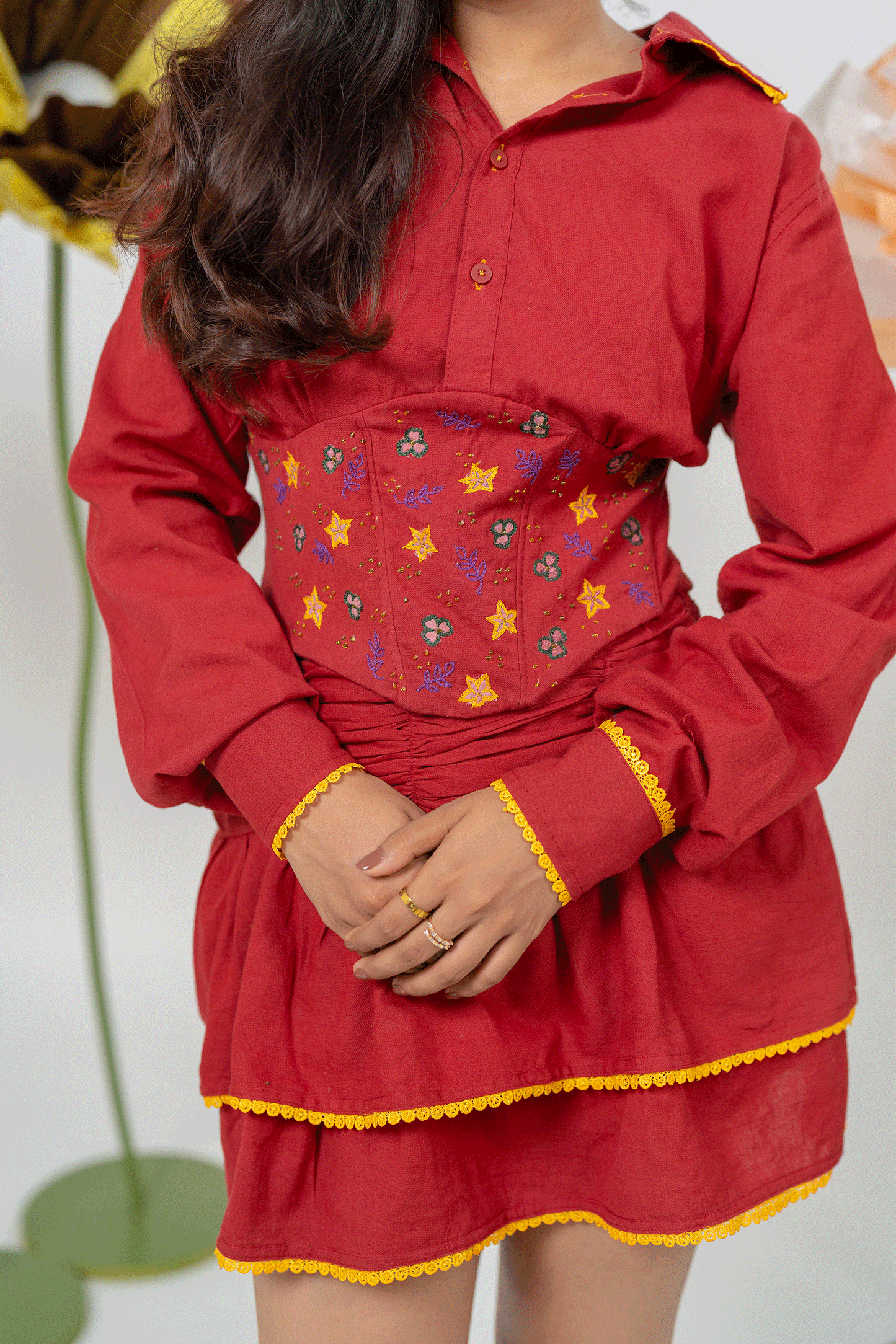 Gulab Skort Co-ord Set