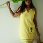 Butter Yellow Short Dress